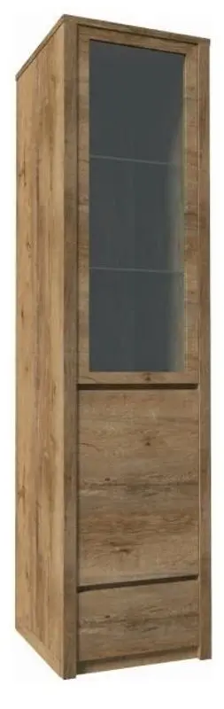 Penal-vitrina Mobhaus Montana W1D (Lefkas Oak)