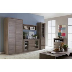 Vitrina Mobhaus Montana W2D (Lefkas Oak) Thumb