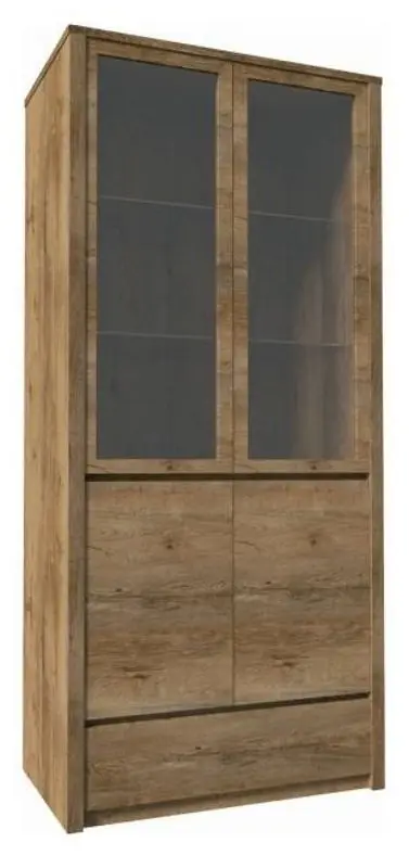 Vitrina Mobhaus Montana W2D (Lefkas Oak)