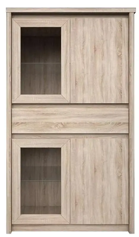 Витрина Tempo Kondela Norty Typ 7 (Sonoma Oak)