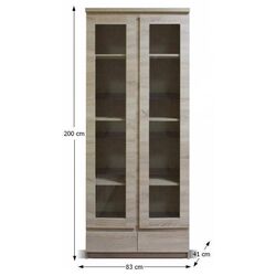 Vitrina Mobhaus Panama Typ 03 (Sonoma Oak) Thumb