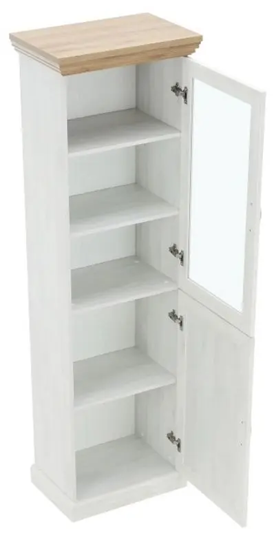 Витрина Tempo Kondela Royal S1D (Northern Pine/Wild Oak)