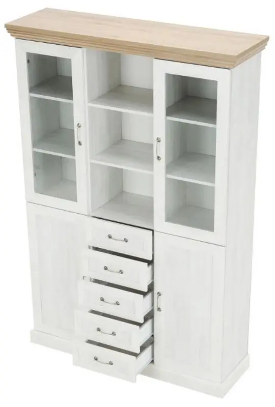 Vitrina Tempo Kondela Royal W2D (Northern Pine/Wild Oak)