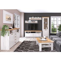 Vitrina Tempo Kondela Sudbury A (Craft Oak Golden/Craft Oak White) Thumb