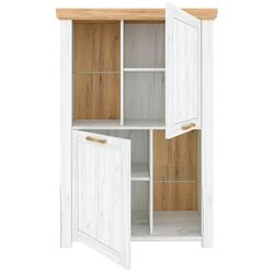 Тумба Tempo Kondela Sudbury С (Craft Oak Golden/Craft Oak White) Thumb