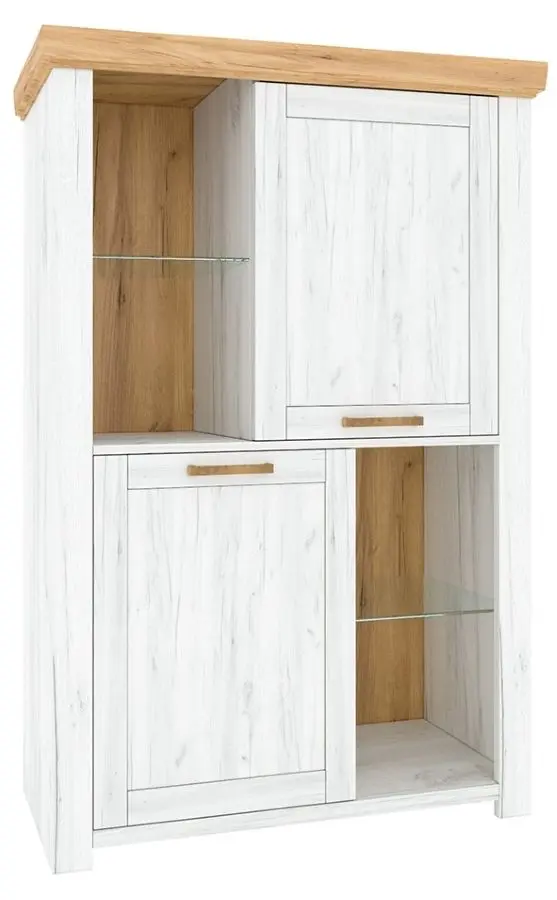 Тумба Tempo Kondela Sudbury С (Craft Oak Golden/Craft Oak White)