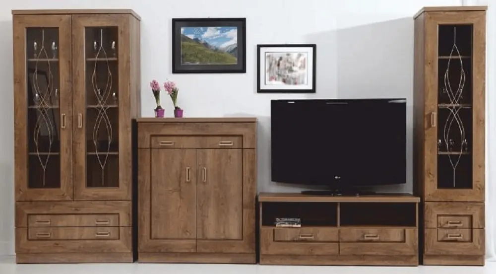 Витрина Tempo Kondela Tedy Typ T8 (Lefkas Oak)