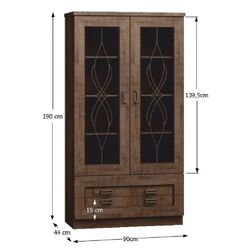 Витрина Tempo Kondela Tedy Typ T8 (Lefkas Oak) Thumb