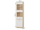 Vitrina Mobhaus Teyo 1D1W1S (White/Sonoma Oak)