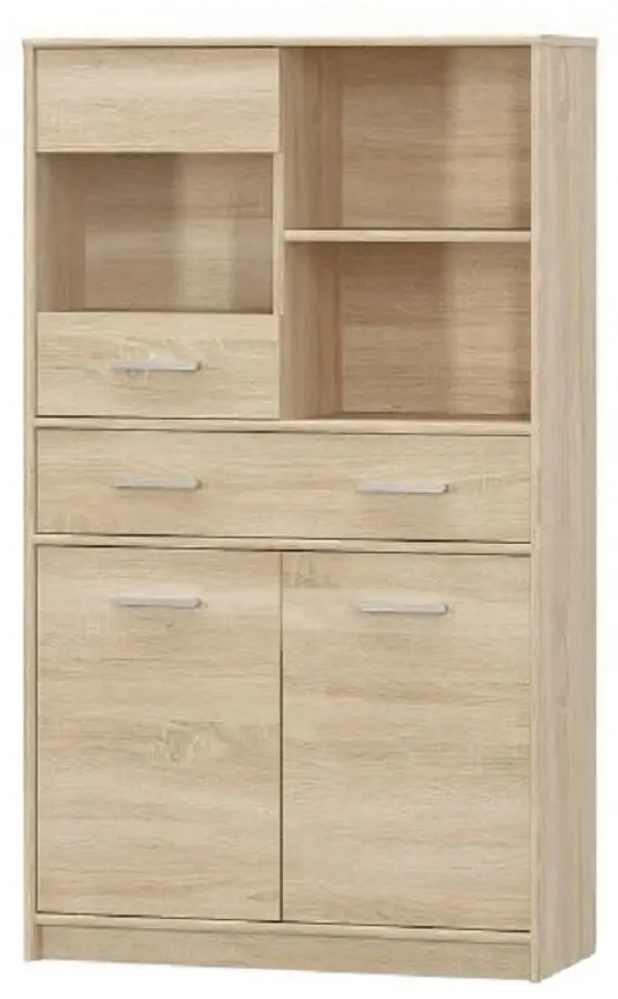 Тумба Mobhaus Teyo 2D1W1S/80 (Sonoma Oak)