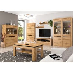 Vitrina Tempo Kondela Toronta A1 Left (Wotan Oak) Thumb