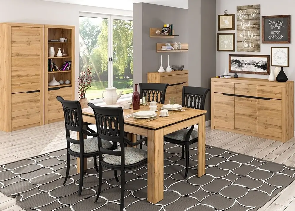 Vitrina Tempo Kondela Toronta A1 Left (Wotan Oak) - 3