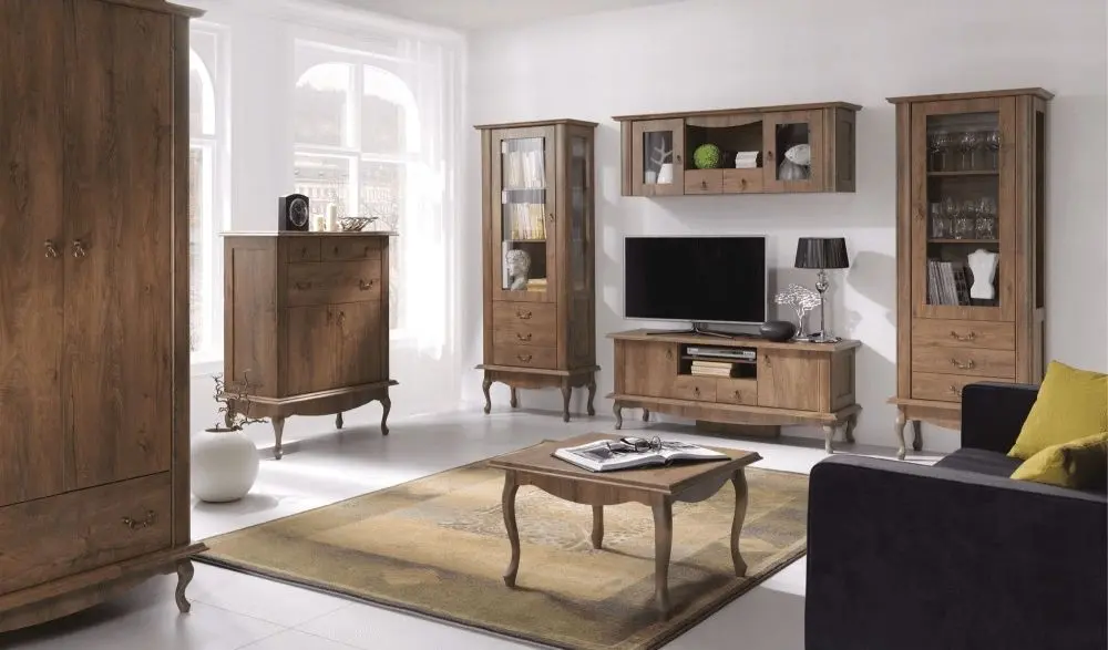 Vitrina Tempo Kondela Vilar DA4 (Lefkas Oak)