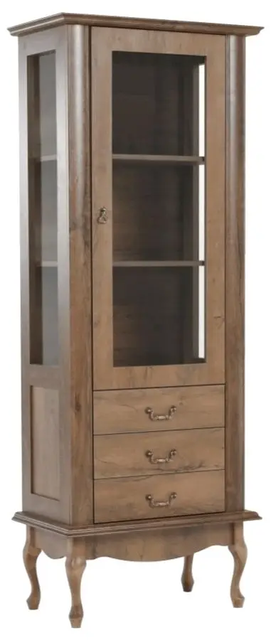 Vitrina Tempo Kondela Vilar DA4 (Lefkas Oak)