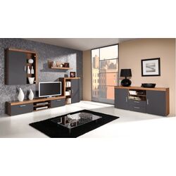 Vitrina suspendata Mobhaus Cheris 4 (Plum/Graphite Gray) Thumb