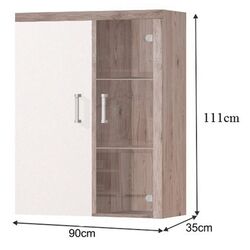 Витрина навесная Mobhaus Cheris 4 (San Marino/Cream) Thumb