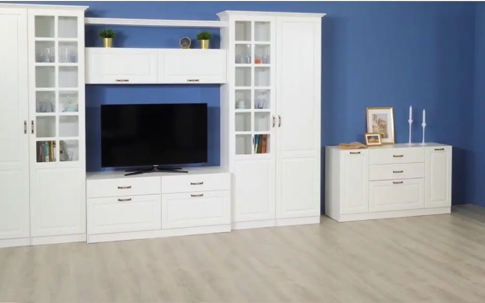 Пенал Mobi Ливерпуль 13.27 (Белый/Ясень Ваниль) - 2