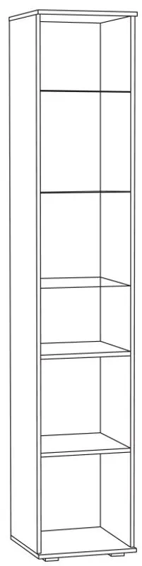 Vitrina Mobi Marco 03.261 (Fireside Select Walnut)