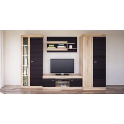 Vitrina Неман Vesta МН-130-02 (Sonoma Oak/Niagara Oak) Thumb