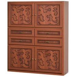 Пенал двойной Skay Гарда (Орех Караваджо/Орех Итальянский)