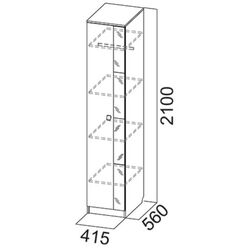 Penal SV-mebel Gamma-15 (Ash Shimo Dark/Ash Shimo Light) Thumb