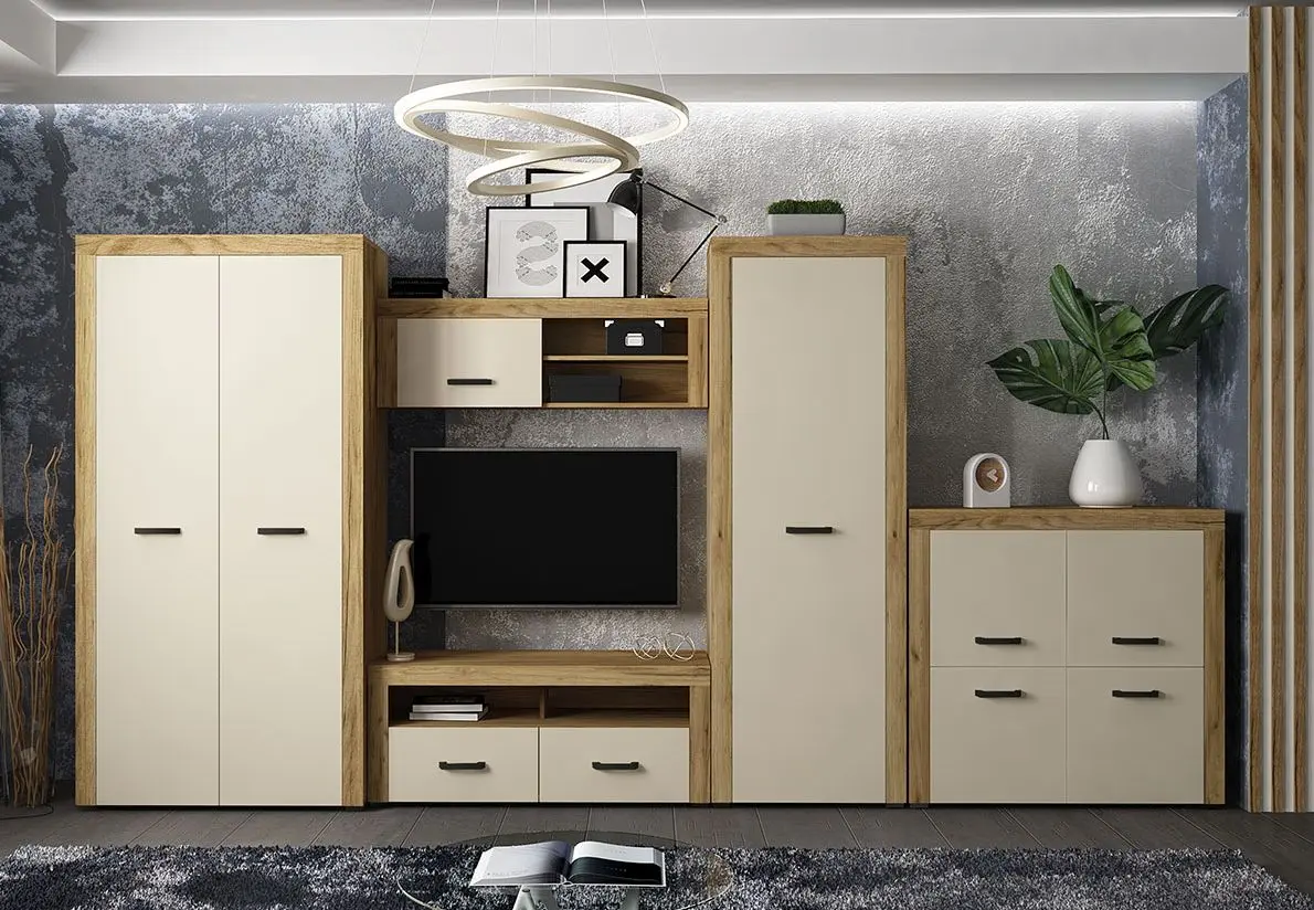 Penar Yasen Denver 1U 680 (Craft Oak Gold/Vanilla) - 3