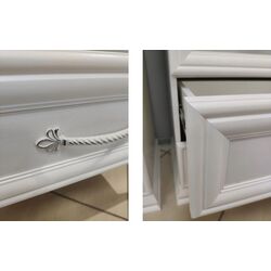 Шкаф-витрина Браво-Мебель Грация ШР-2 915 (Белый) Thumb