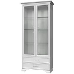 Dulap-vitrina Браво-Мебель Gratsiya ШР-2 915 (White)