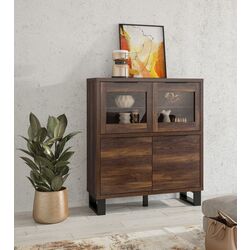 Тумба Helvetia Halle №42 (Wallace Oak/Black) Thumb