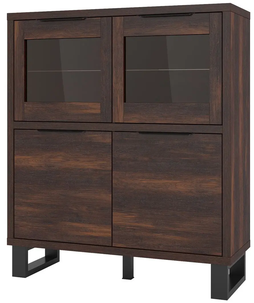 Тумба Helvetia Halle №42 (Wallace Oak/Black)