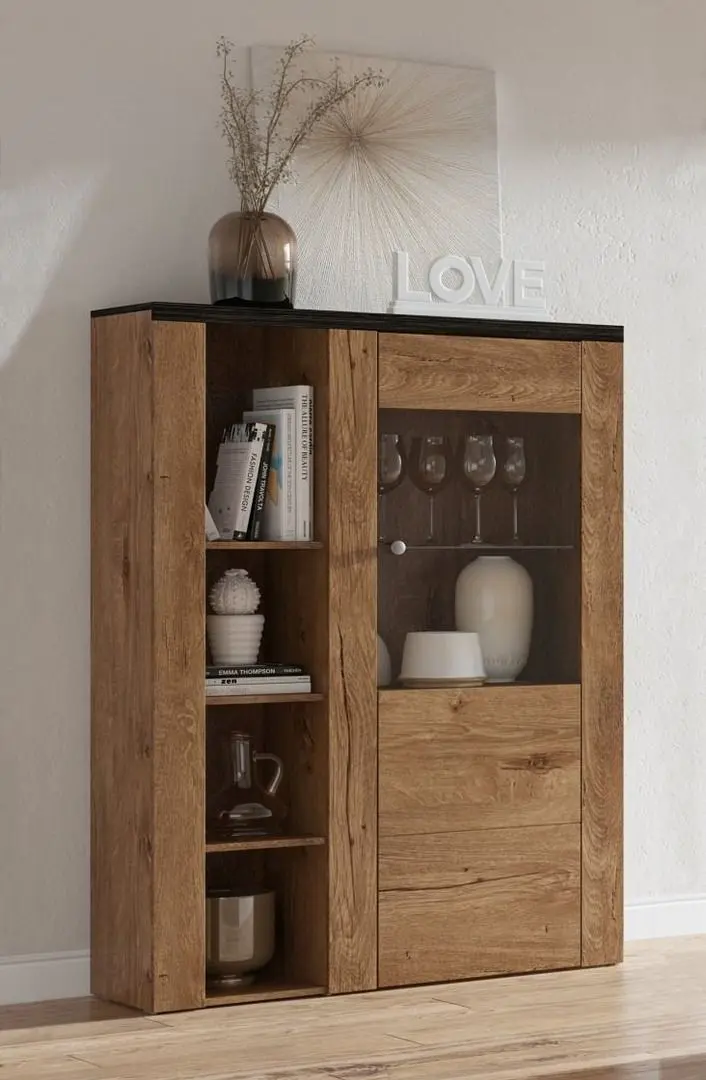 Tumba Helvetia Larona №44 1D (Lefkas Oak/Touchwood)