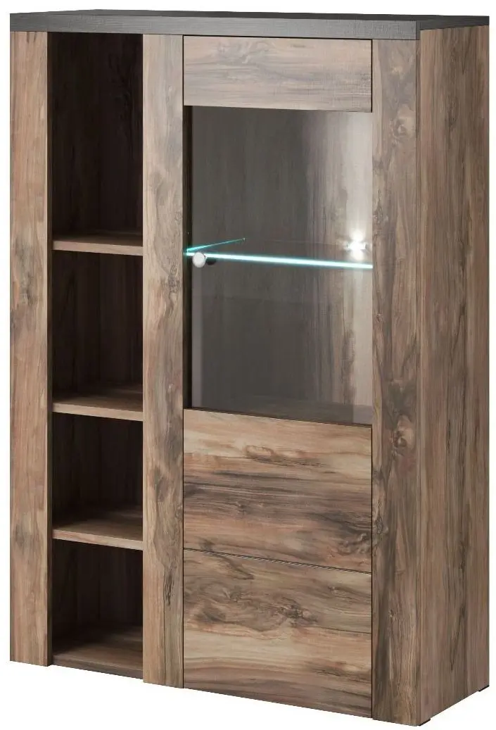 Тумба Helvetia Larona №44 1D (Satin Walnut/Touchwood)