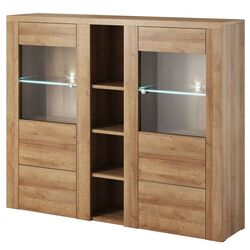 Tumba-vitrina Helvetia Larona №46 2D (Riviera Oak)