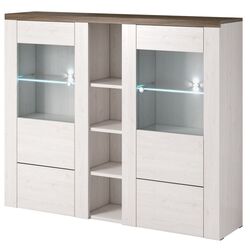 Tumba-vitrina Helvetia Larona №46 2D (Siberian Larch/Sonoma Oak Truffle)