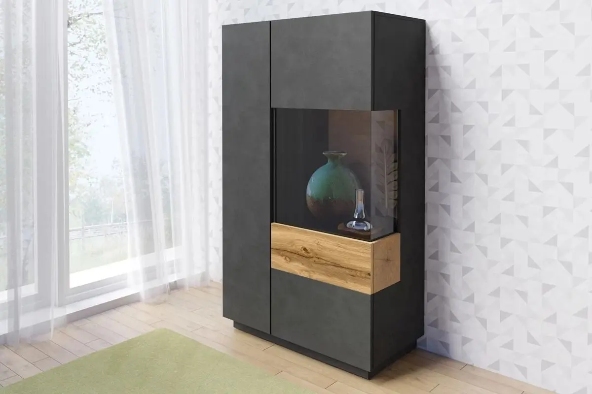 Tumba Helvetia Silke №44 2D Right (Matera/Wotan Oak)