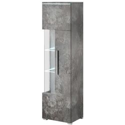 Пенал-витрина Helvetia India №06 1D Right (Slate)