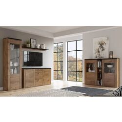 Витрина Helvetia Larona №05 1D (Lefkas Oak/Touchwood) Thumb