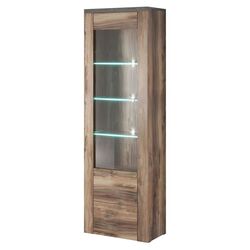 Витрина Helvetia Larona №05 1D (Satin Walnut/Touchwood)