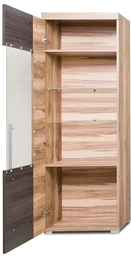 Витрина Helvetia Roger №05 Left (Satin Walnut/Touchwood)