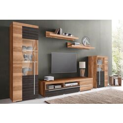 Витрина Helvetia Roger №05 Left (Satin Walnut/Touchwood) Thumb