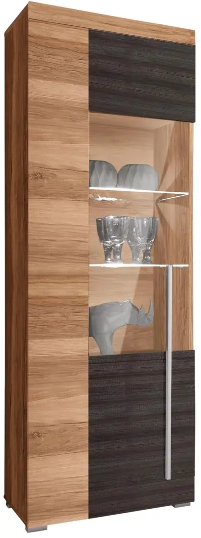 Витрина Helvetia Roger №05 Left (Satin Walnut/Touchwood)