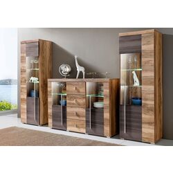 Витрина Helvetia Roger №06 Right (Satin Walnut/Touchwood) Thumb