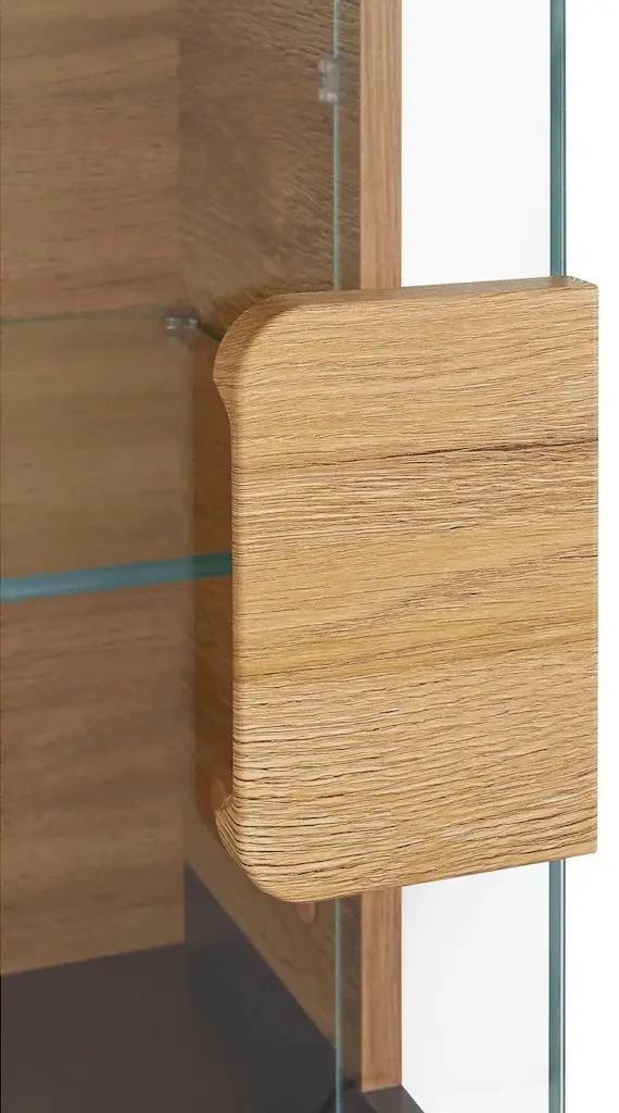 Витрина навесная Helvetia Toledo №07 1D (Anthracite Gloss/Grandson Oak)