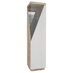 Dulap cu vitrina КМК 0551.7 Layt Yukon Oak/Polar Oak (dreapta)