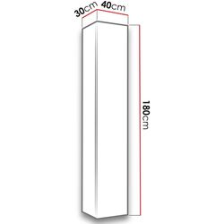 Penal Mirjan24 Zigo/Vigo 180 (White/White Gloss) Thumb