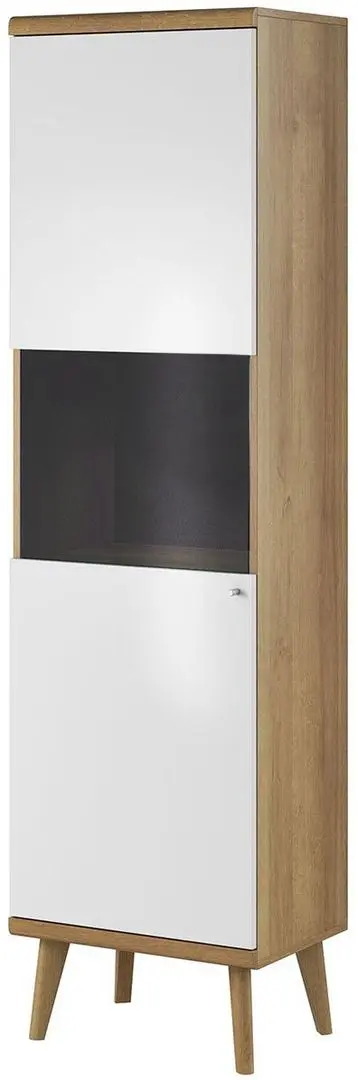 Vitrina Mirjan24 Prime/Primo WT50 (Riviera Oak/White)