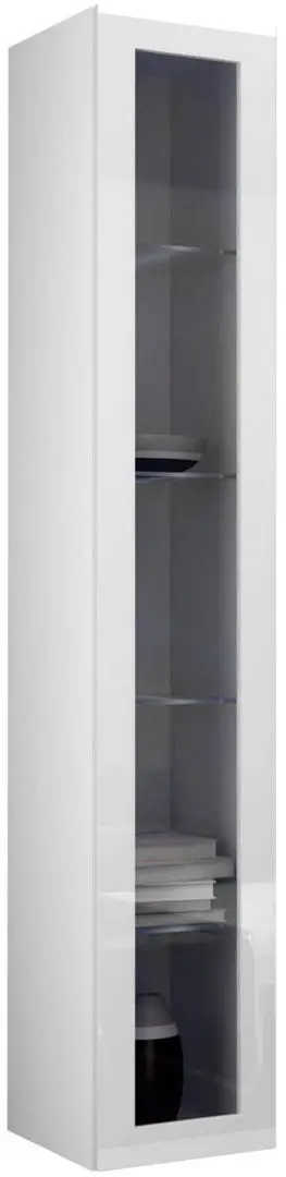 Vitrina Mirjan24 Zigo/Vigo 180 (White/White Gloss)