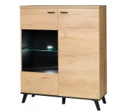 Тумба Mobhaus Siran Typ 4 (Lefkas Oak/Black)