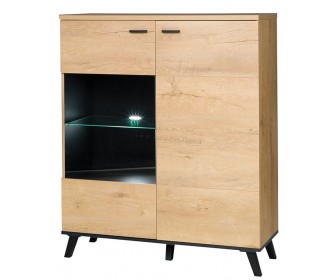 Тумба Mobhaus Siran Typ 4 (Lefkas Oak/Black)