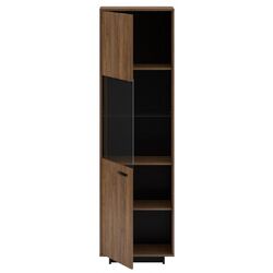 Витрина Tempo Kondela Delis A1 Left (Bolzano Oak/Black) Thumb